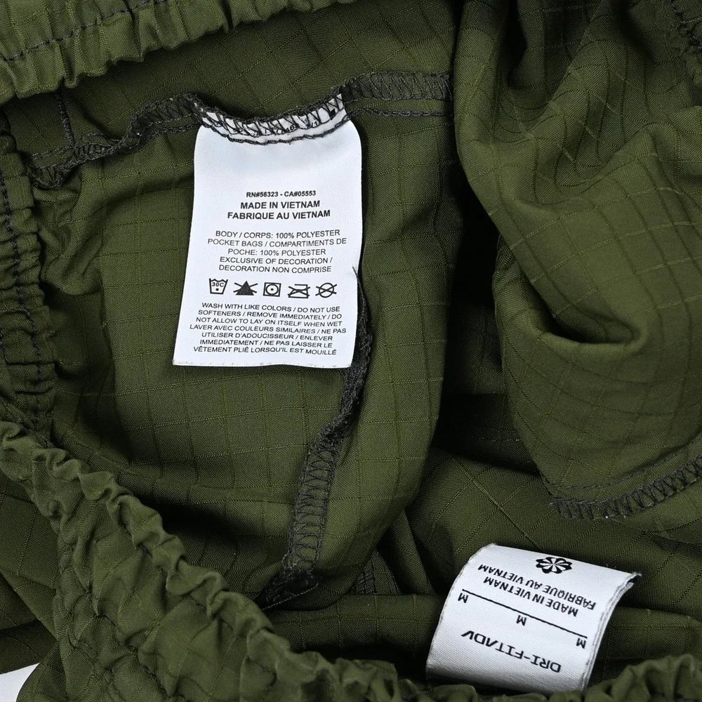 Nike Mens Medium Dri-FIT ADV Ripstop Performance Pants Olive Green DQ4822-326